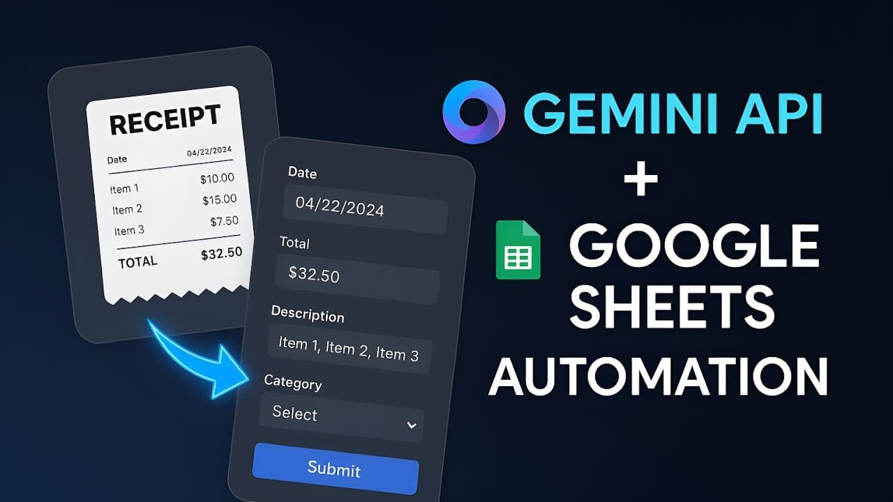 Automated Receipt Processing Workflow - Video Thumbnail